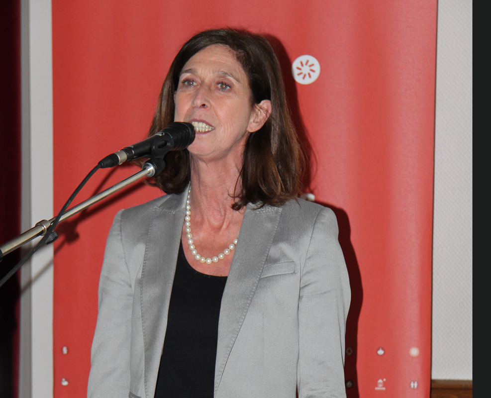 La  ministre de l'Egalité des chances, Lydia Mutsch, lors de son intervention