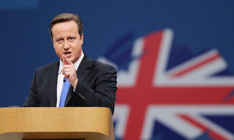 David Cameron speaks at the Conservative Party Conference 2013