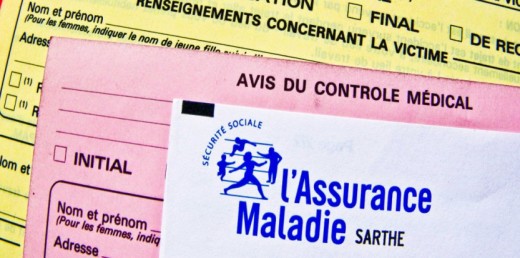 Feuille d'assurance maladie