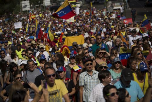 espagne-manif-contre-maduro