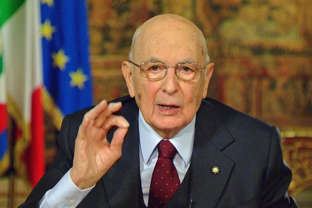 Italie : Démission du président Giorgio Napolitano