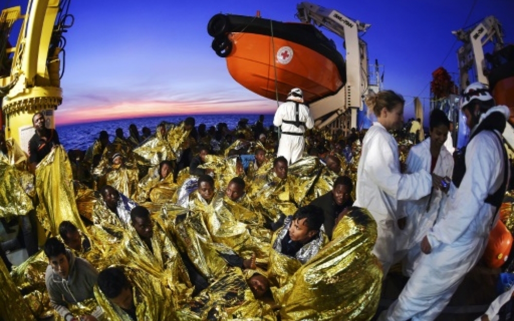 Près de 1.400 migrants secourus au large des côtes libyennes