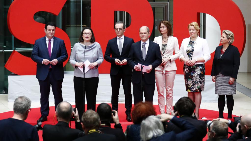 Allemagne : le SPD présente ses ministres