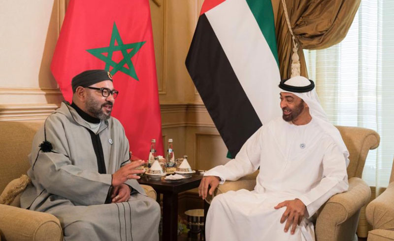 Le Roi Mohammed VI et Cheikh Mohammed Ben Zayed s’entretiennent de la situation dans la région