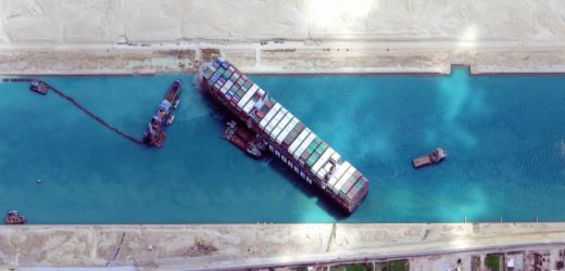 Blocage du canal de Suez : L’Egypte veut 900 millions de dollars de dédommagement