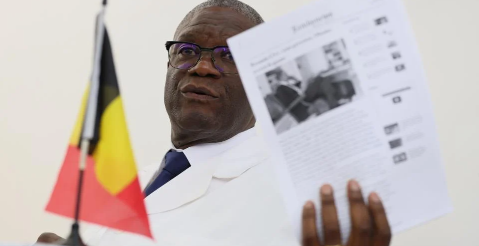 Denis Mukwege appelle la Belgique à s’impliquer dans la crise entre la RDC et le Rwanda