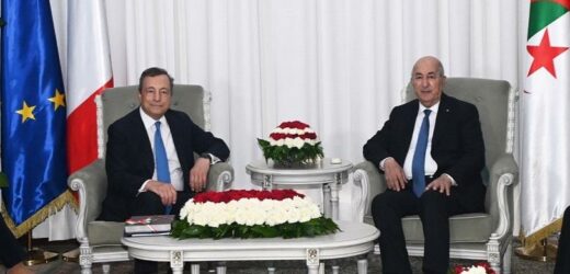 Draghi en visite à Alger pour augmenter la fourniture de l’Italie en gaz